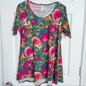 LuLaRoe | Floral Print Perfect T NWOT